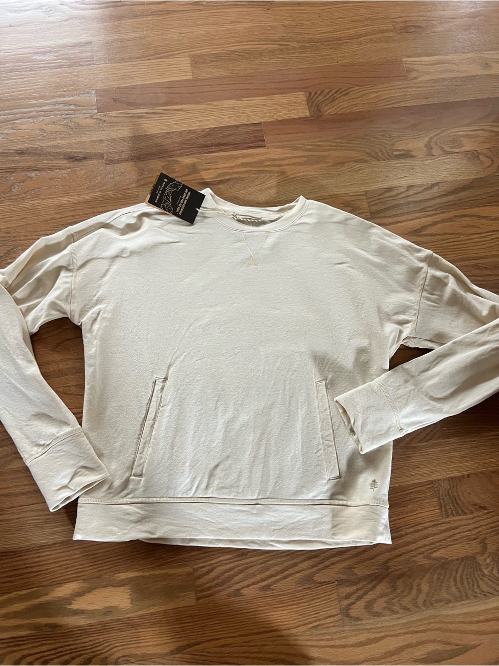Women’s Royal Robbins Cream Relaxed Pullover sweatshirt